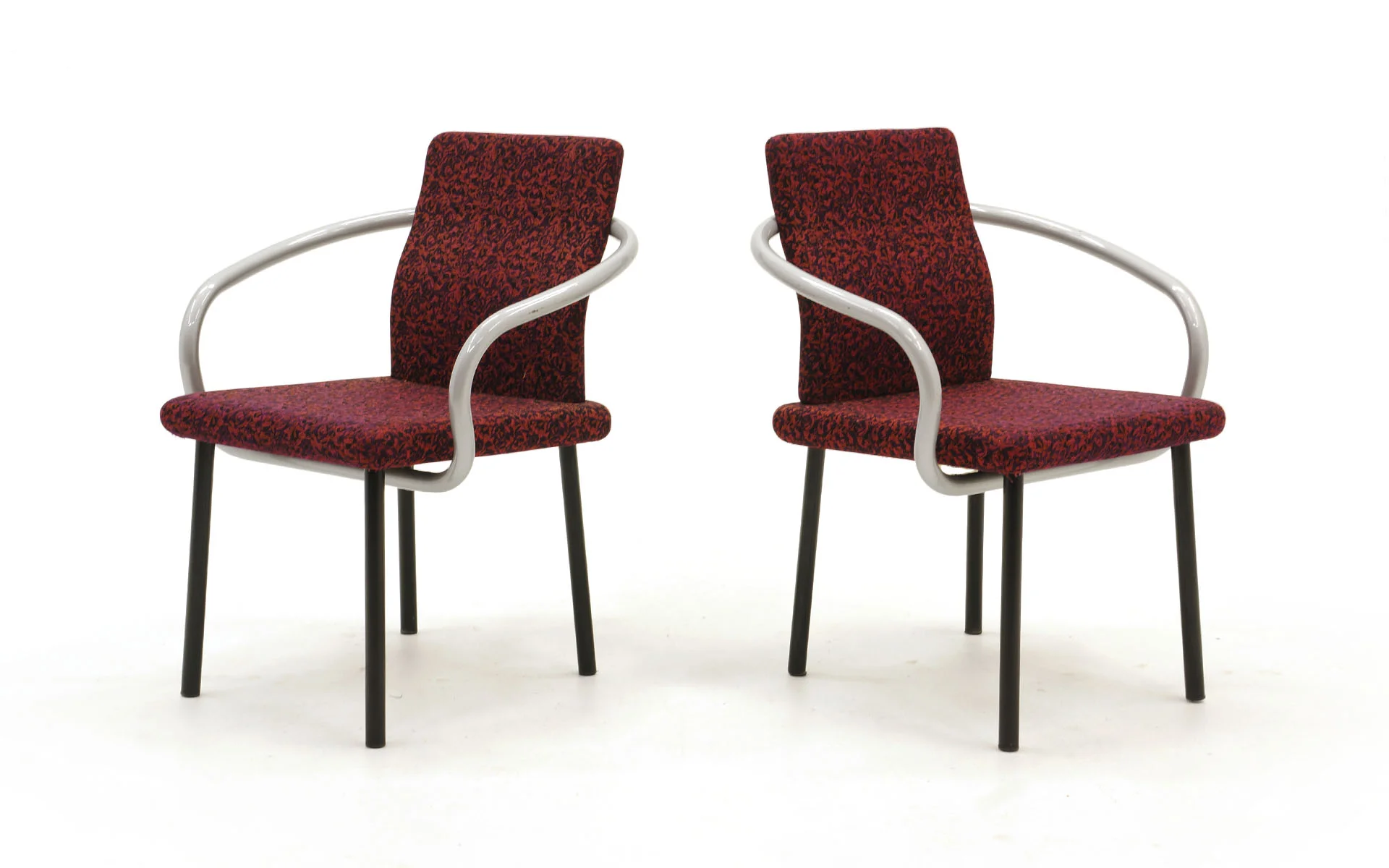 Set of Six Mandarin Dining Chairs by Ettore Sottsass for Knoll
